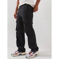 Tommy Jeans Otis Canvas Cargo Trousers - Black