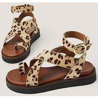Monsoon Ivy Leopard Sandal - Multi