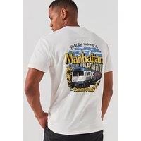 Tommy Jeans Regular Nyc Novelty Short Sleeve T-Shirt - White
