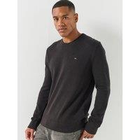 Tommy Jeans Essential Knitted Jumper - Black