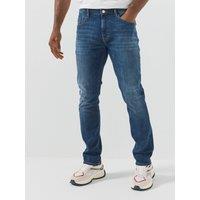 Tommy Jeans Mens Scanton Slim Fit Stretch Jeans - Dark Wash
