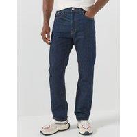 Tommy Jeans Mens Ryan Slim Fit Stretch Straight Jeans - Dark Blue