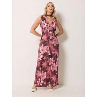 Long Tall Sally Ombre Scarf Maxi Dress - Pink