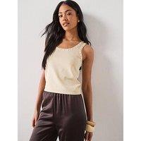 Mango Top Naqui - Cream