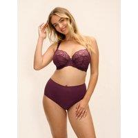 Fantasie Womens Cesile Underwired Side Support Lace Bra - Burgundy