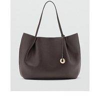 Mango Isabel Large Shopper Bag - Brown