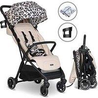 My Babiie Mbx6 Auto-Fold Compact Stroller - Fawn Leopard
