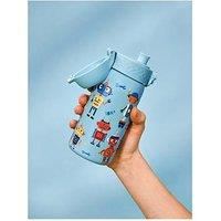 Ion8 Leak Proof Kids Water Bottle, Stainless Steel, Robots, 400Ml (13Oz)