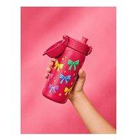 Ion8 Leak Proof Kids Water Bottle, Stainless Steel, Bows, 400Ml (13Oz)