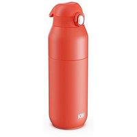 Ion8 Revive Insulated Steel Water Bottle, Dual Tone, Coral, 720Ml / 24Oz