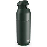 Ion8 Revive Insulated Steel Water Bottle, Dual Tone, Forest, 720Ml / 24Oz