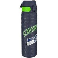 Ion8 Leak Proof Slim Water Bottle, Stainless Steel, Nfl Seahawks, 600Ml (20Oz)