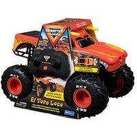Monster Jam El Toro Loco Rc Monster Truck With Atomizer Smoke Effects, 1:15 Scale