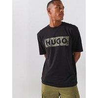 Hugo Blue Nerpient Graphic T-Shirt - Black