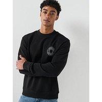 Hugo Blue Nedos Crew Sweatshirt - Black