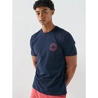 Hugo Blue Nemodo Graphic T-Shirt - Navy