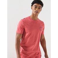 Hugo Blue Nemodo Graphic T-Shirt - Red