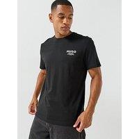 Hugo Blue Nesptee Small Logo T-Shirt - Black