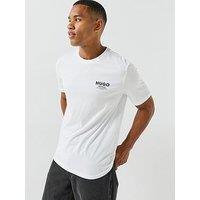 Hugo Blue Nesptee Small Logo T-Shirt - White