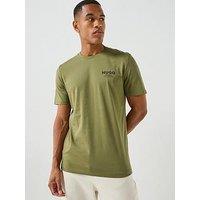 Hugo Blue Nesptee Small Logo T-Shirt - Green