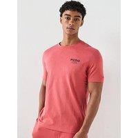 Hugo Blue Nesptee Small Logo T-Shirt - Red