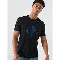 Hugo Blue Nerberri Graphic T-Shirt - Black