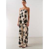 The Very Collection Wide Leg Co-Ord Trousers - Print