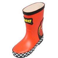 Disney Cars Boys Lightning Mcqueen Rubber Wellington Boots - Red