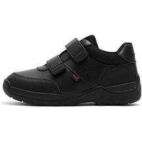 Kickers Infant Stomper Twin Velcro Strap Shoe - Black