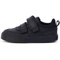 Kickers Infant Tovni Scuff Lo Leather Shoe - Black