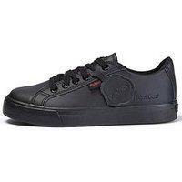 Kickers Junior Tovni Lacer Leather Shoe - Black