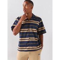 Hugo Relaxed Fit Stripe Shirt - Navy