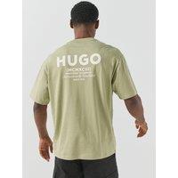 Hugo Men'S Short Sleeve Linen Blend Shirt - Beige