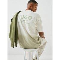 Hugo Ombre Loose Fit T-Shirt - Beige