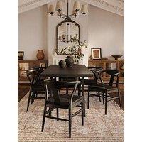 Lpd Home Set Of 2 Aries Black Dining Chair