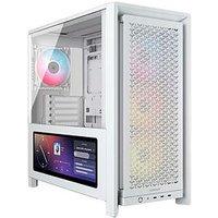 Corsair Frame 4000D Lcd Rs Argb Mid Tower Case - White
