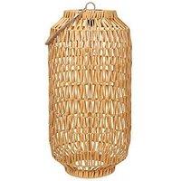 Valuelights Solar Powered Outdoor Natural Rope Lantern Garden Light Floor Lamp