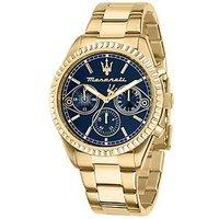 Maserati Competizione 43Mm Mlt Blue Dial Br Yg