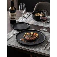 Waterside 18Pc Solid Black Colour