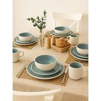 Waterside 16Pc 2Tone Pastel Blue