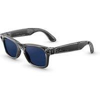 Ray-Ban Meta Wayfarer (Gen 2) - Shiny Transparent & Grey, Transitions & Sapphire & Lenses