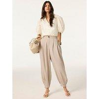Mint Velvet Butterfly Puff Sleeve Blouse - White