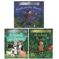 Julia Donaldson Room On The Broom & Monkey Puzzle & Squash And A Squeeze - 3 Books By Julia Donaldson