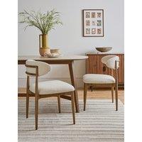The Very Collection Lara Pair Of Dining Chairs - Fsc Certified