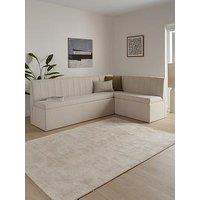 The Very Collection Sander Corner Storage Booth In Boucle