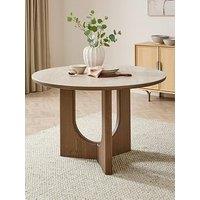 Michelle Keegan Home Esta 120Cm Round Dining Table - Fsc Certified