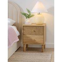 The Very Collection Geo 2 Drawer Bedside Chest - Fsc Certified