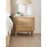 The Very Collection Travelle 2 Drawer Bedside Chest - Fsc Certified