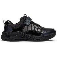 Clarks Toddler Gleam Fly Trainer - Black