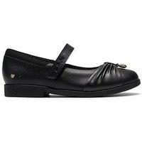 Clarks Toddler Lock Gem Leather Mary-Jane - Black